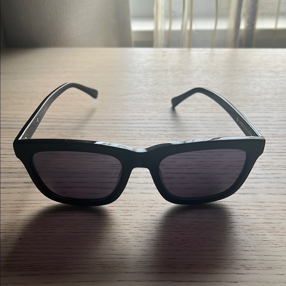 Deep Freeze Karen Walker Black Sunglasses